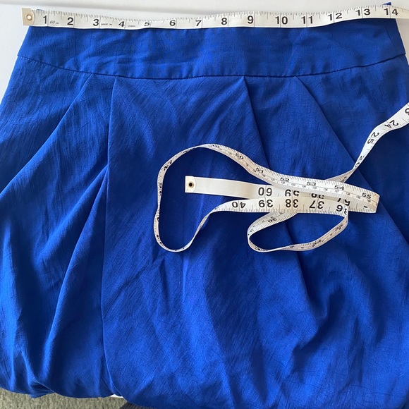 💙💙Gorgeous Royal Blue Mini Faux Wrap Skirt 💙💙 - Picture 2 of 5